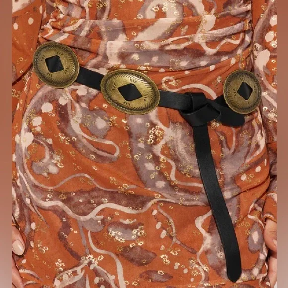 Meet At The Rodeo Faux Leather Belt NEW 🏷️ - Picture 1 of 3